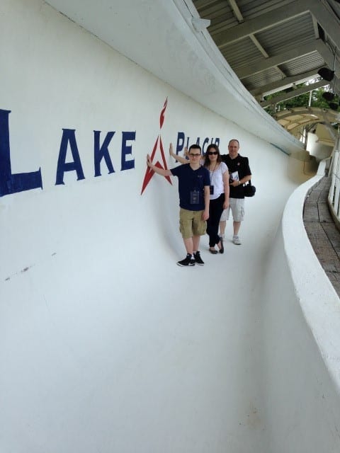 Family Trip Visiting Lake Placid, NY and a Spectacular Bobsleigh Experience!