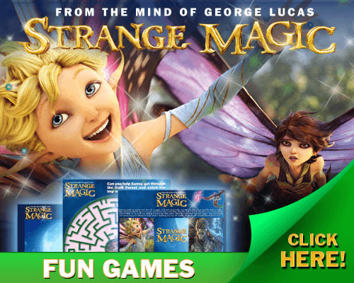 Disney Strange Magic Activity Sheets for Kids!