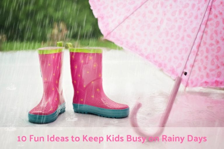 10 Fun Ideas to Keep Kids Busy on Rainy Days