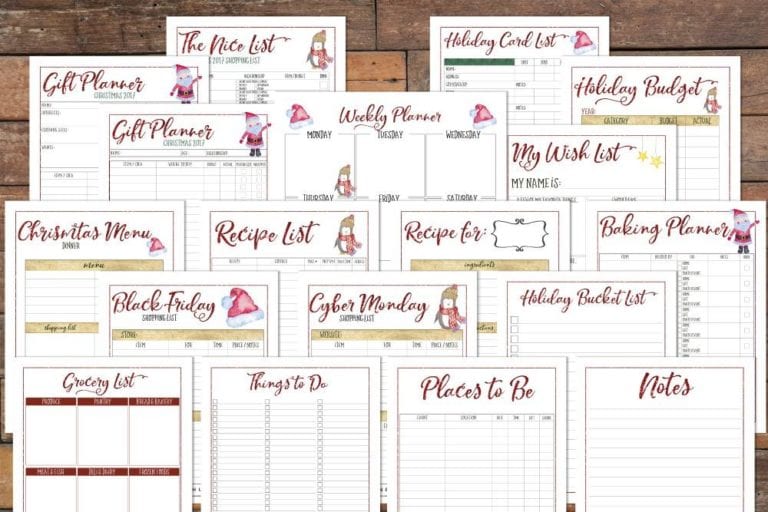Holiday Planning Tips With FREE Printable Planner