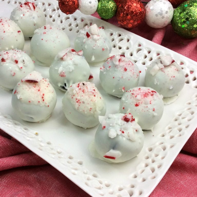 Chocolate Peppermint Truffles Recipe No Bake Treats for Christmas