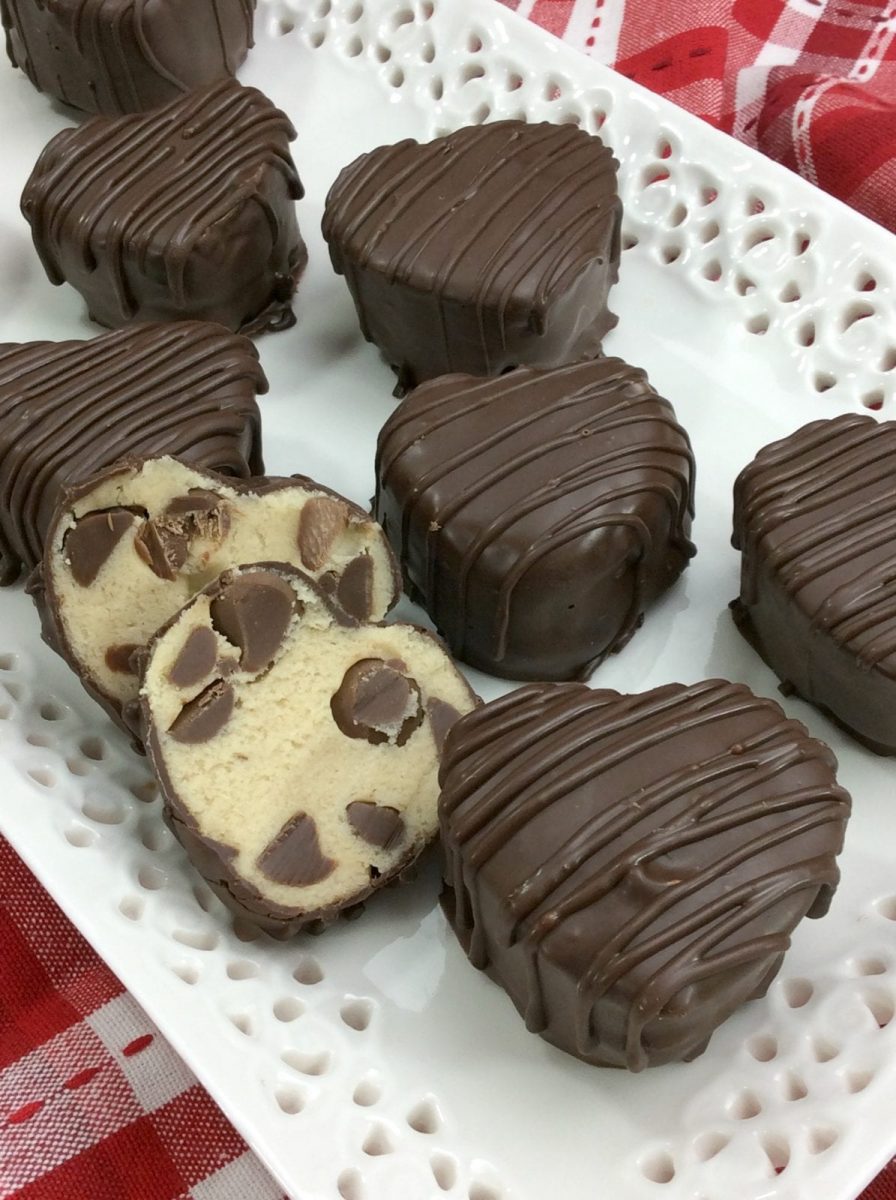 Heart Cookie Dough Truffles Recipe