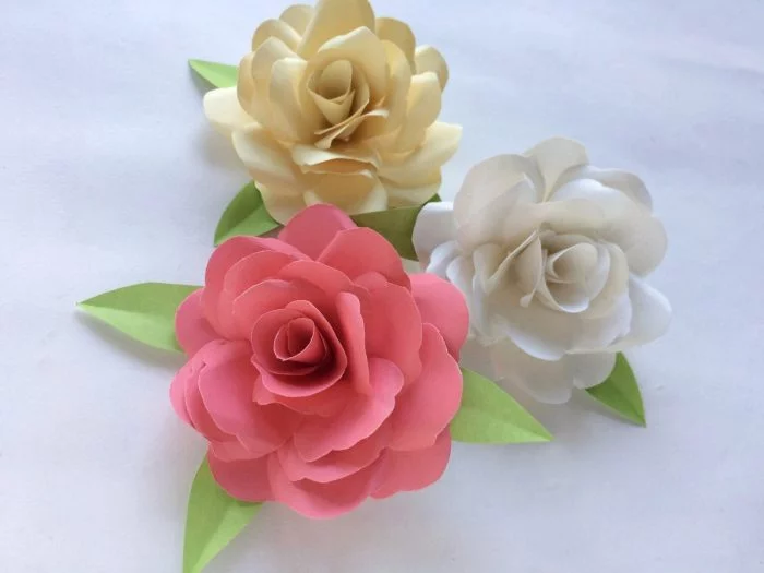 Paper Rose Craft Tutorial