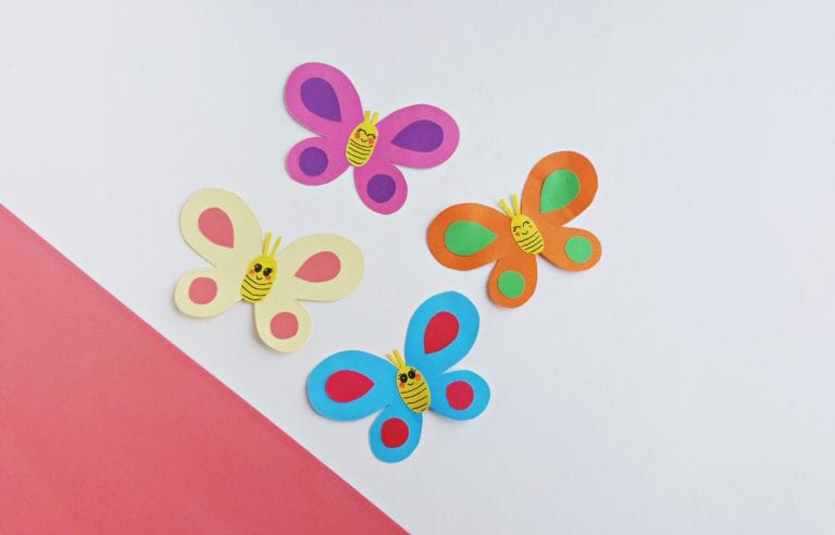 Smiley Butterfly Craft for Kids