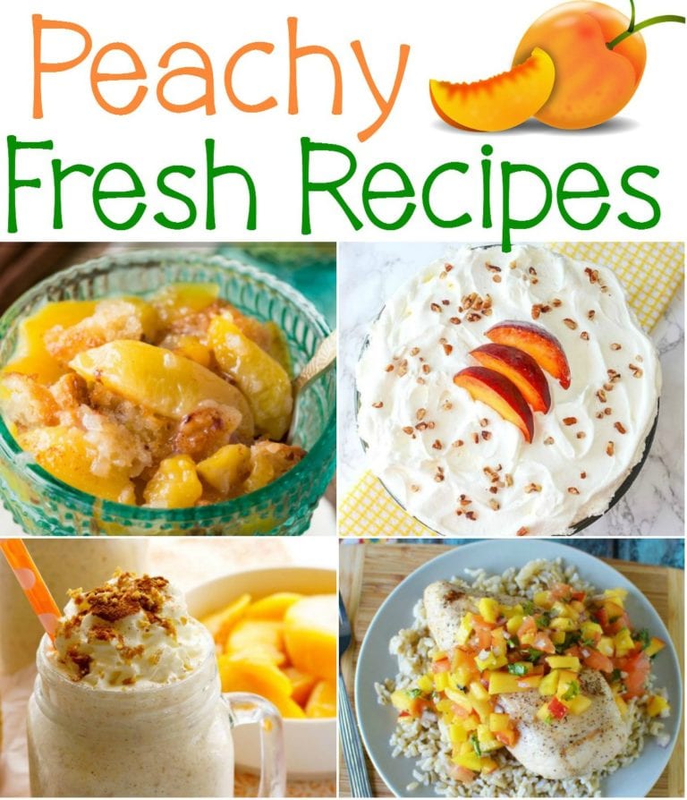 20 easy peach recipes