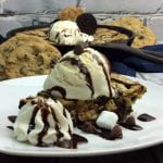 Super Easy Skillet Fully Loaded Cookies