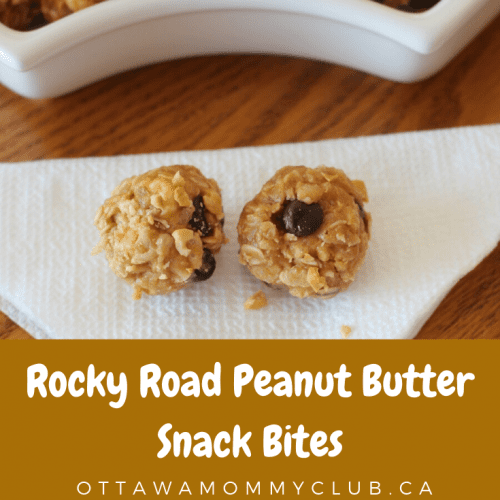 Rocky Road Peanut Butter Snack Bites Recipe