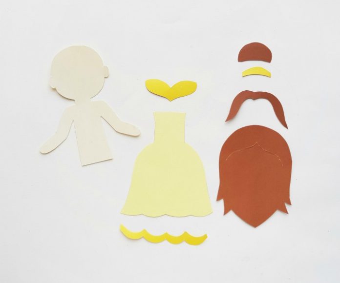 Princess Belle Paper Doll Craft - Ottawa Mommy Club