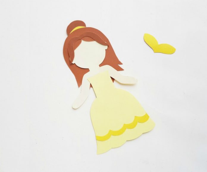 Princess Belle Paper Doll Craft - Ottawa Mommy Club