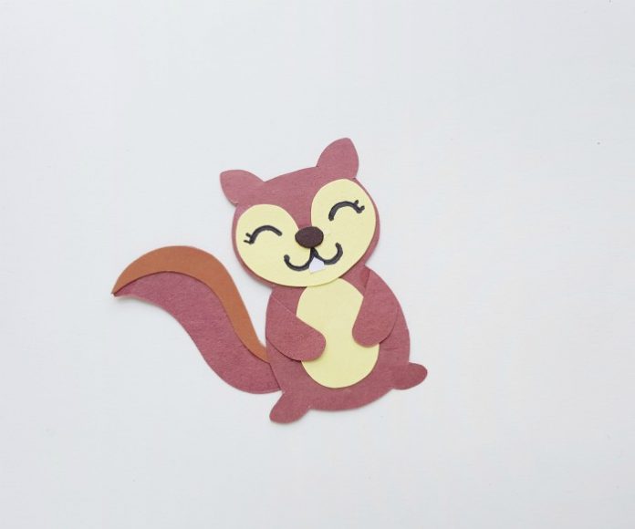 Squirrel Paper Craft with Printable Template - Ottawa Mommy Club