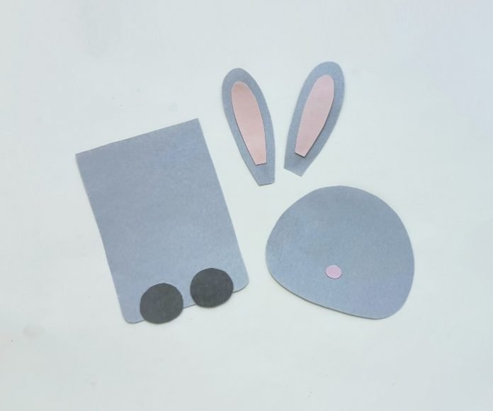 Paper Bag Bunny With Printable Template: Easter Craft | OMC