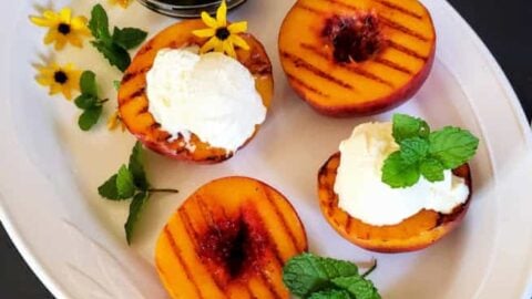 Image for Grilled Peaches with Maple Balsamic Glaze