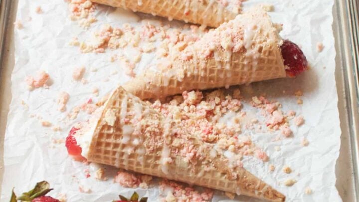 Image for Strawberry Crunch Cheesecake Cones
