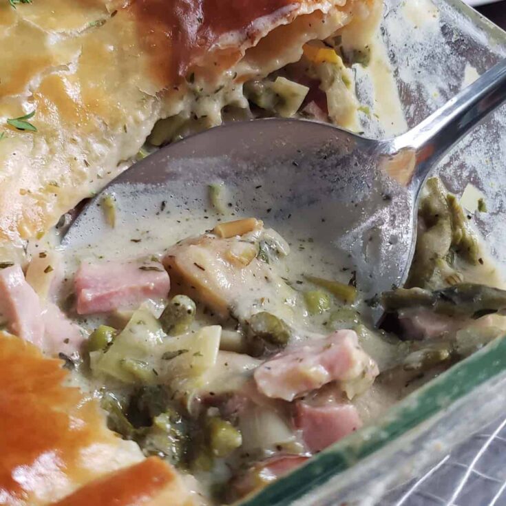 Image for Easy Ham Pot Pie with Puff Pastry