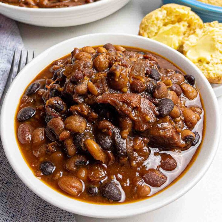 Image for Slow Cooker Baked Beans with Ham