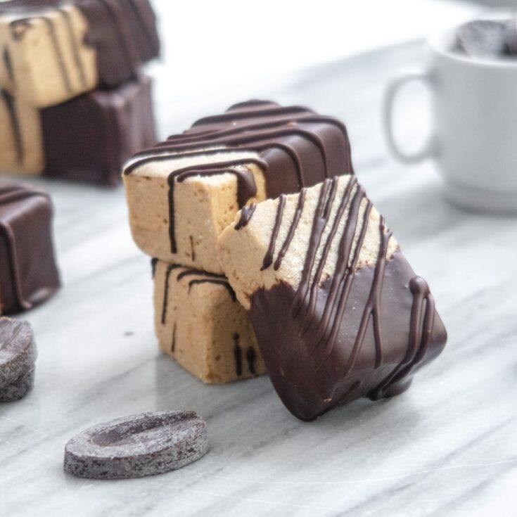 Image for Vegan Espresso Marshmallows with Chocolate Drizzle