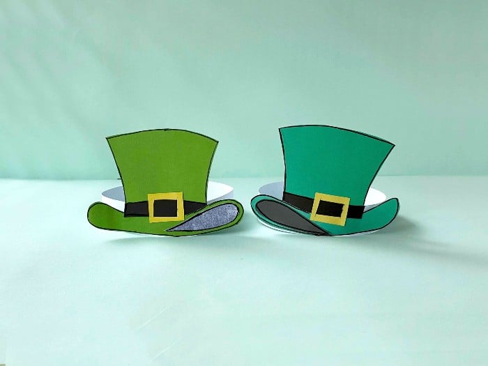 Leprechaun Paper Hat Printable Costume St. Patrick's Day Craft