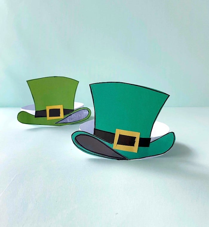 St patricks best sale day hat template