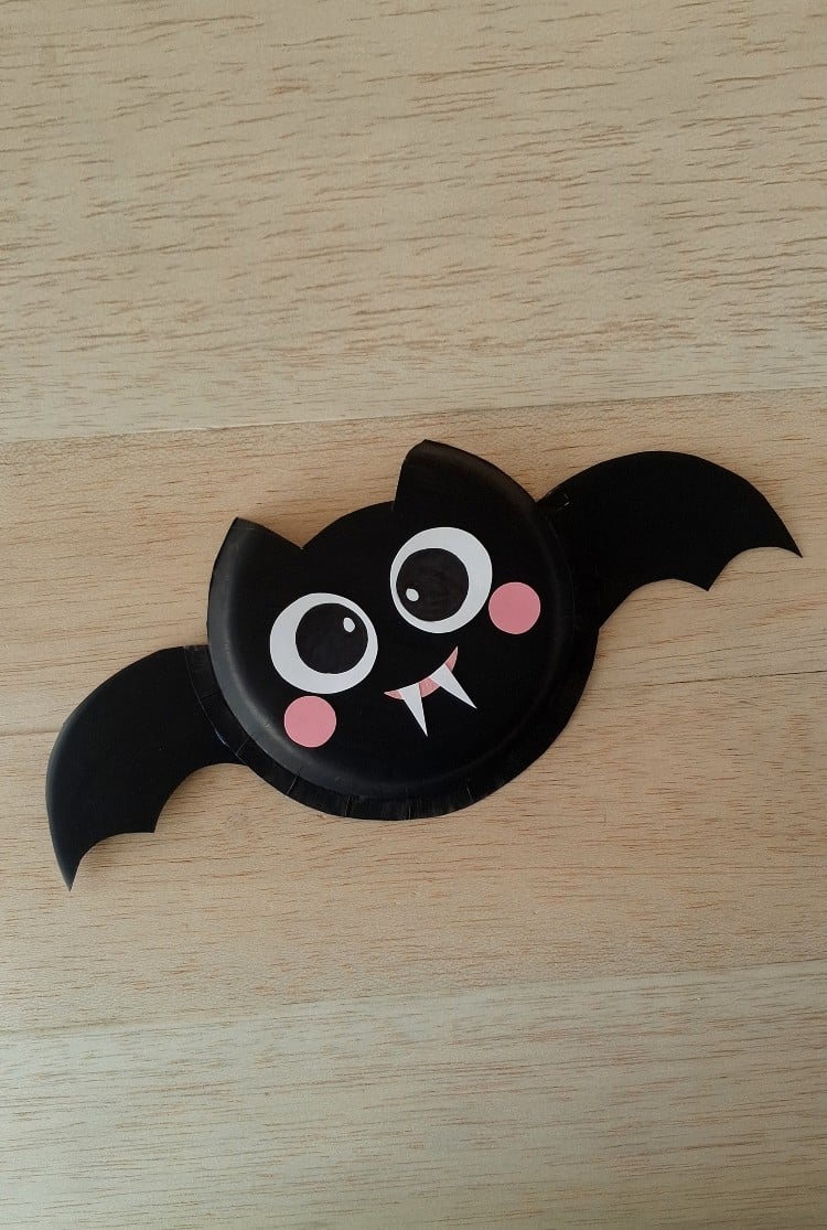 Paper Plate Bat Craft: Halloween Craft for Kids