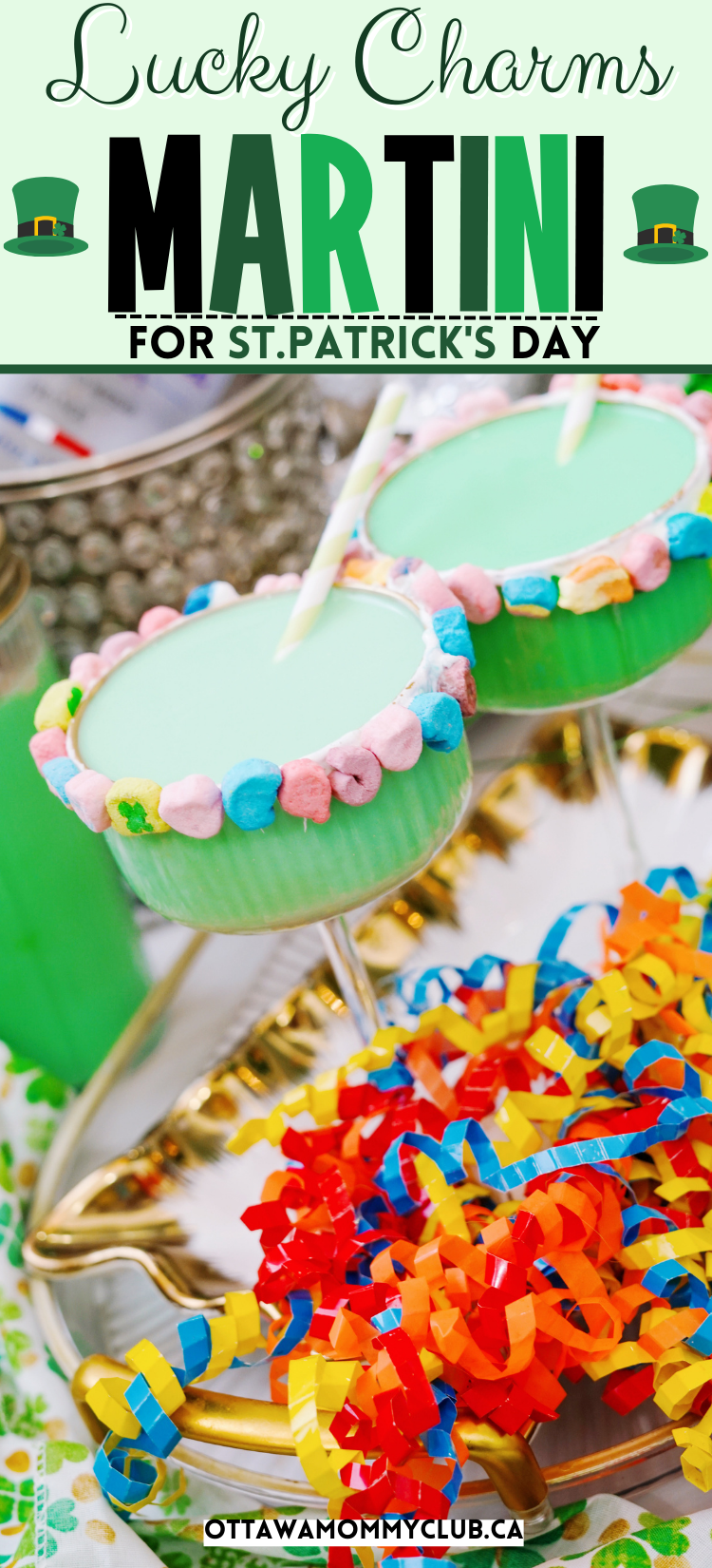 St. Patrick's Day Drink: Lucky Charms Martini